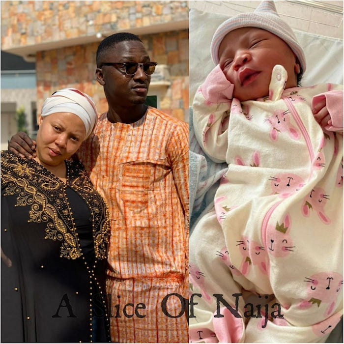 It's A Beautiful Girl For Kraks TV Founder Femi Bakre & Wife Mariam!