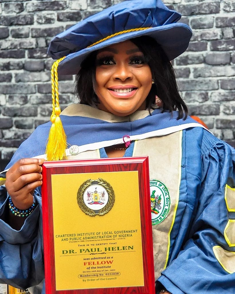 Helen Paul Inducted As Fellow of the Chartered Institute of Local Government & Public Administration of Nigeria1