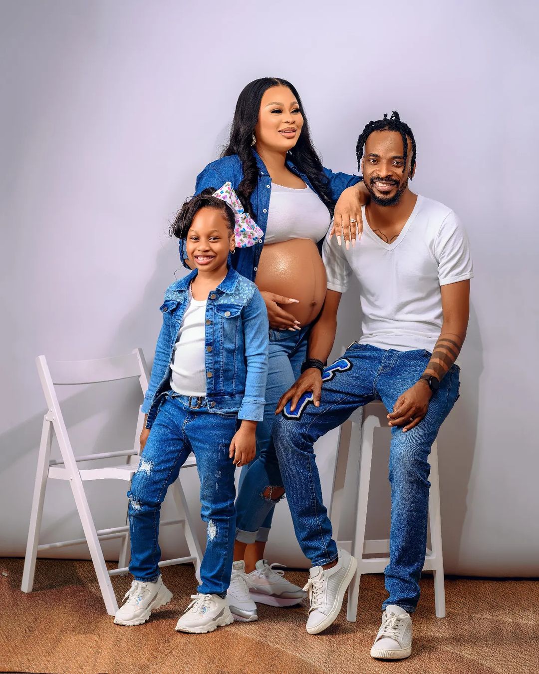 9ice & Wife Sunkanmi Welcome Baby Myla