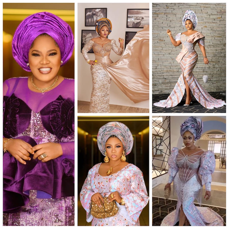 See All the Photos & Clips! Toyin Abraham, Mercy Aigbe, Wumi Toriola& More at Faithia Balogun’s Birthday Bash