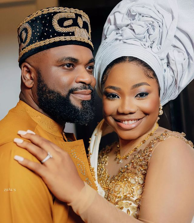 Meet The Family! Mercy Chinwo & Pastor Blessed Uzochikwa Complete First Part Of Their Nuptials