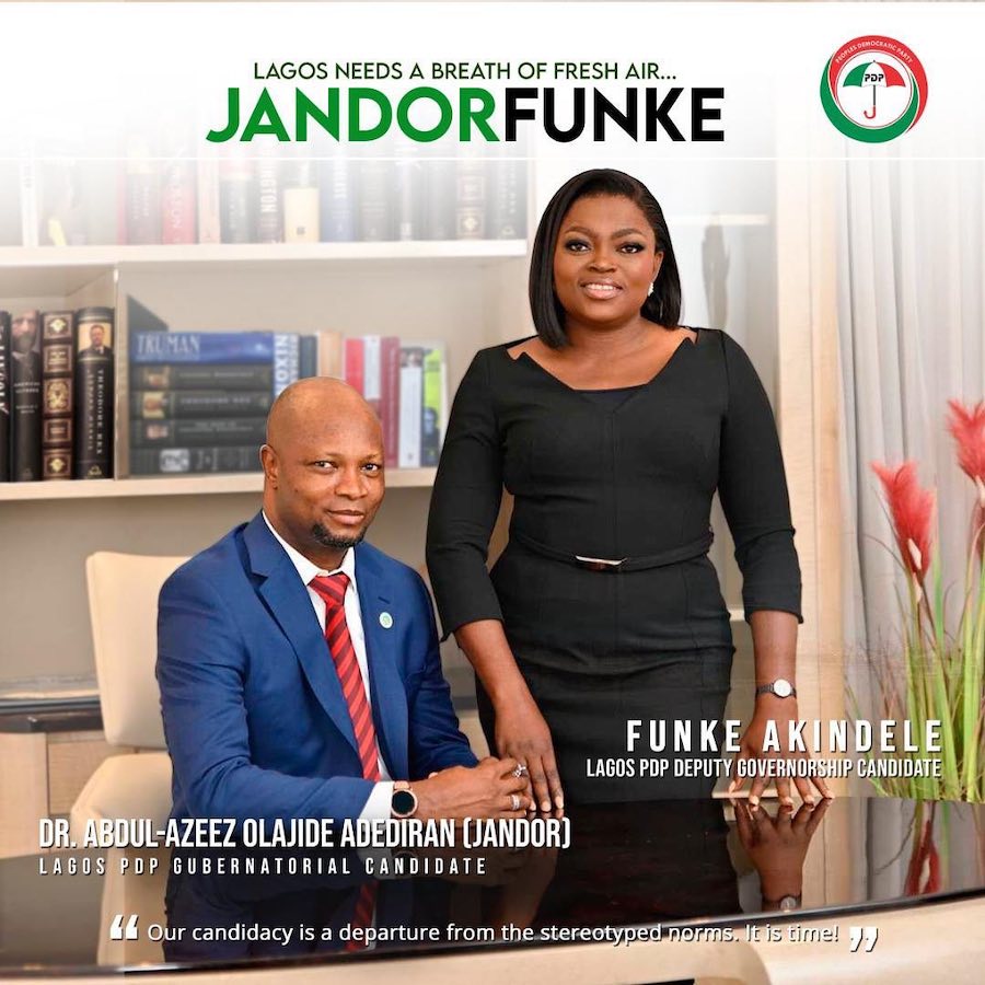 PDP Picks Funke Akindele For Lagos Deputy Governorship