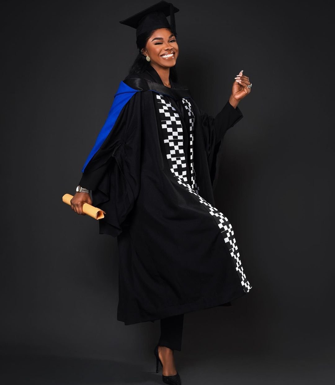 Beauty & Brains! Ghanaian Singer Becca Graduates Top Of Her Class With A 3.92 GPA