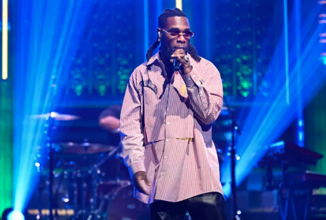 Burna Boy Performs "Last Last" on "The Tonight Show" & Teaches Jimmy Fallon The Afro Moonwalk