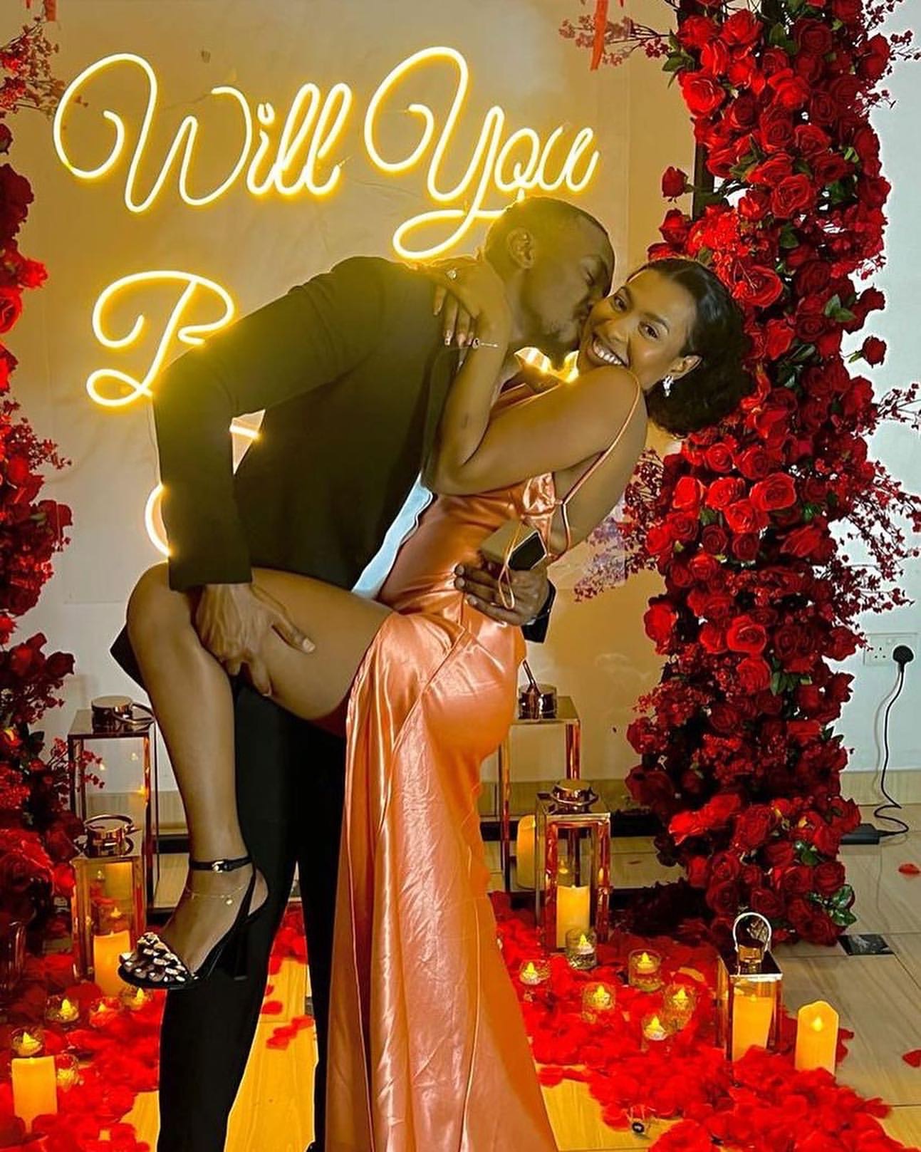 BB Naija Former Housemates, Saga & Nini Are Engaged!