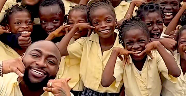 Davido Joins Forces with Dream Catchers Academy Kids for Heartwarming Dance Collaboration