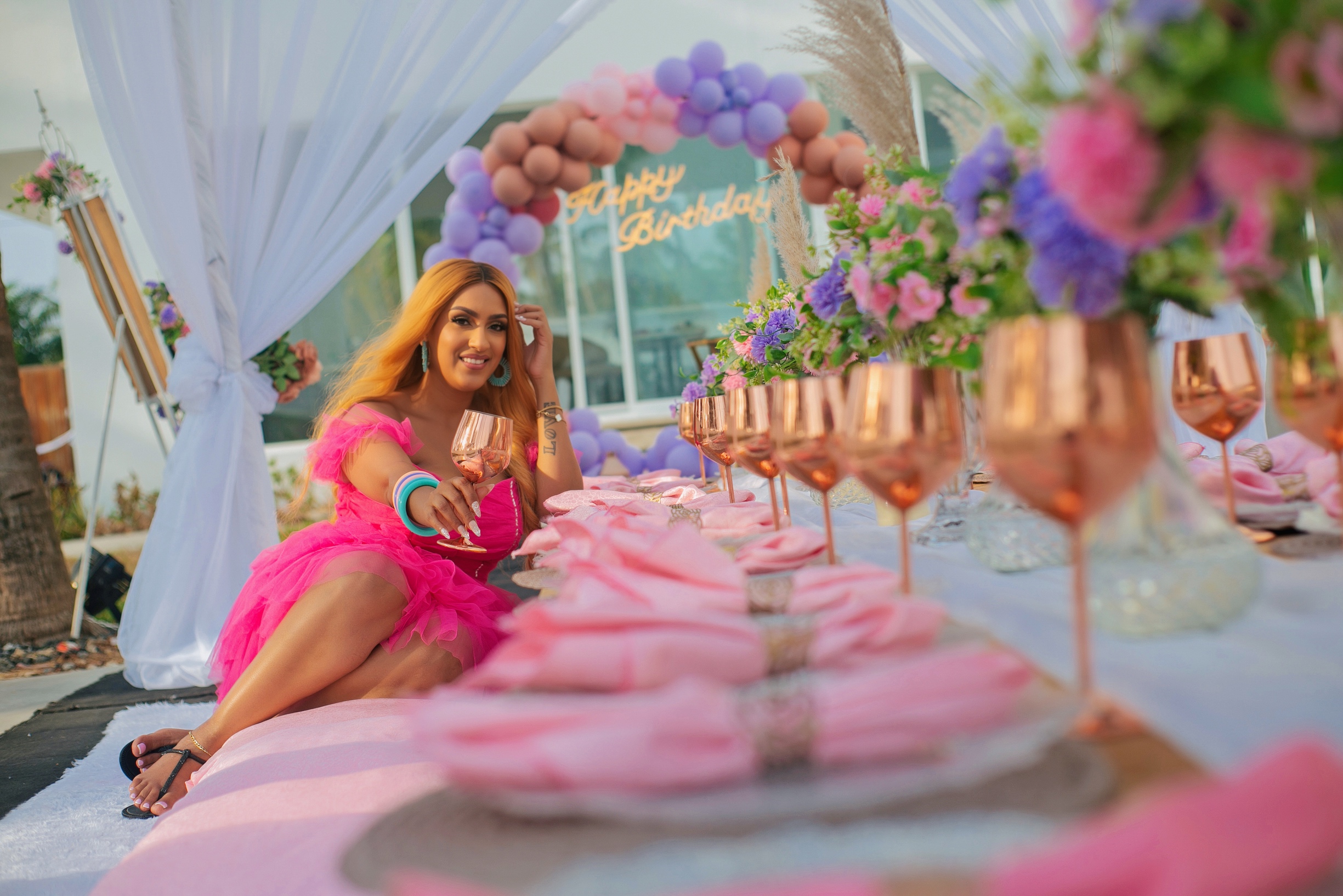 A Sparkling Celebration: Juliet Ibrahim's Surprise Birthday Bash Sponsored by Ghmumm Champagne & Martell