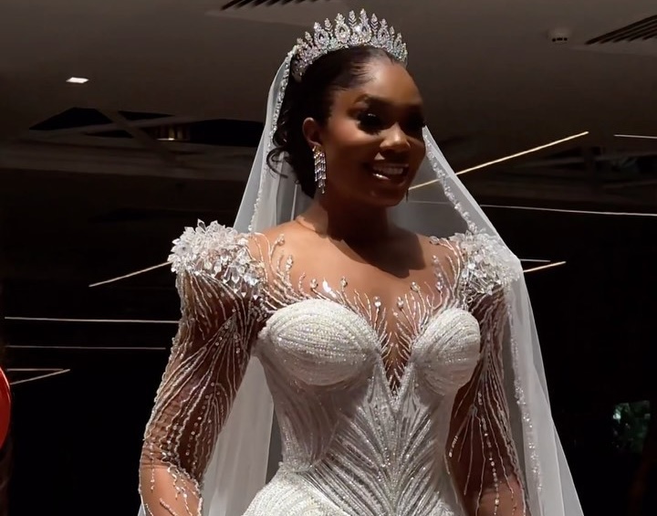 Sharon Ooja’s Wedding Dress: A Veekee James Masterpiece