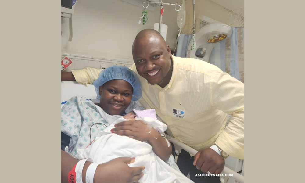 Actress Tawa Ajisefinni and Husband Welcome Their First Child Together After 5 Years of Marriage