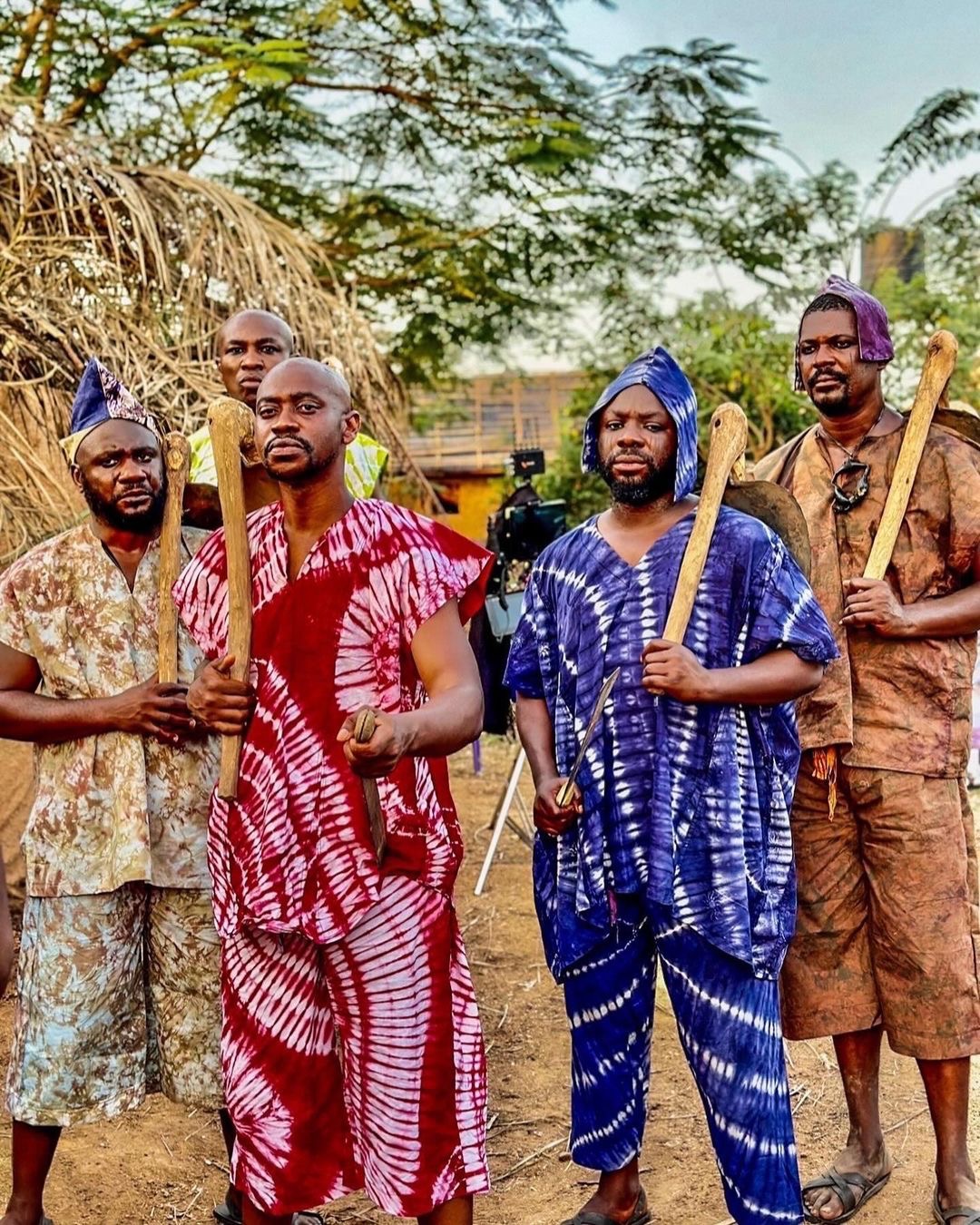 Adedimeji Lateef Unveils Behind-the-Scenes Photos from His Upcoming Biopic “Lisabi”