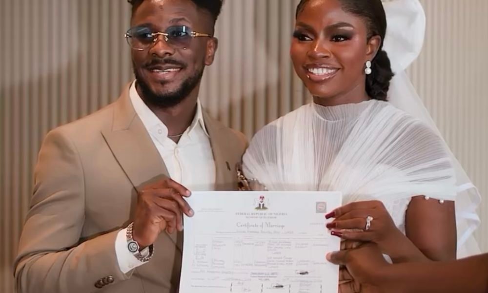 Nigerian Gospel Singer Peterson Okopi Ties the Knot with Prudent Gabriel