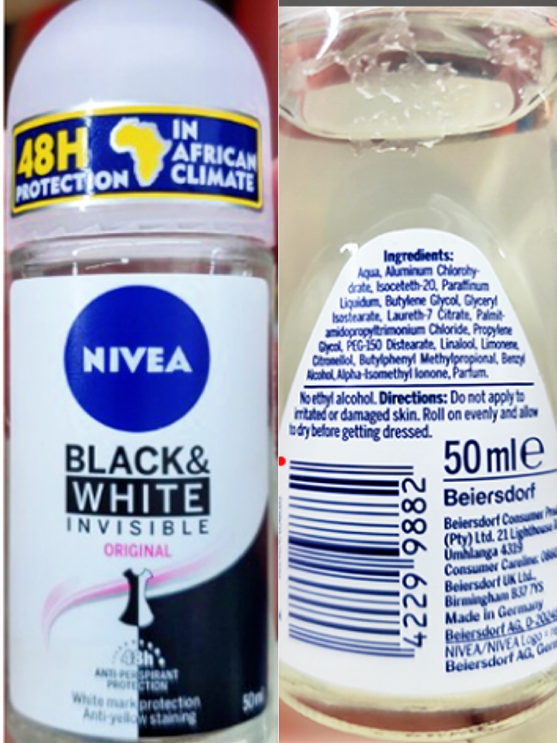 NAFDAC Issues Public Alert on Nivea Roll-On Deodorant Recall Due to Risks of Reproductive Harm, Skin Irritation, and Burns