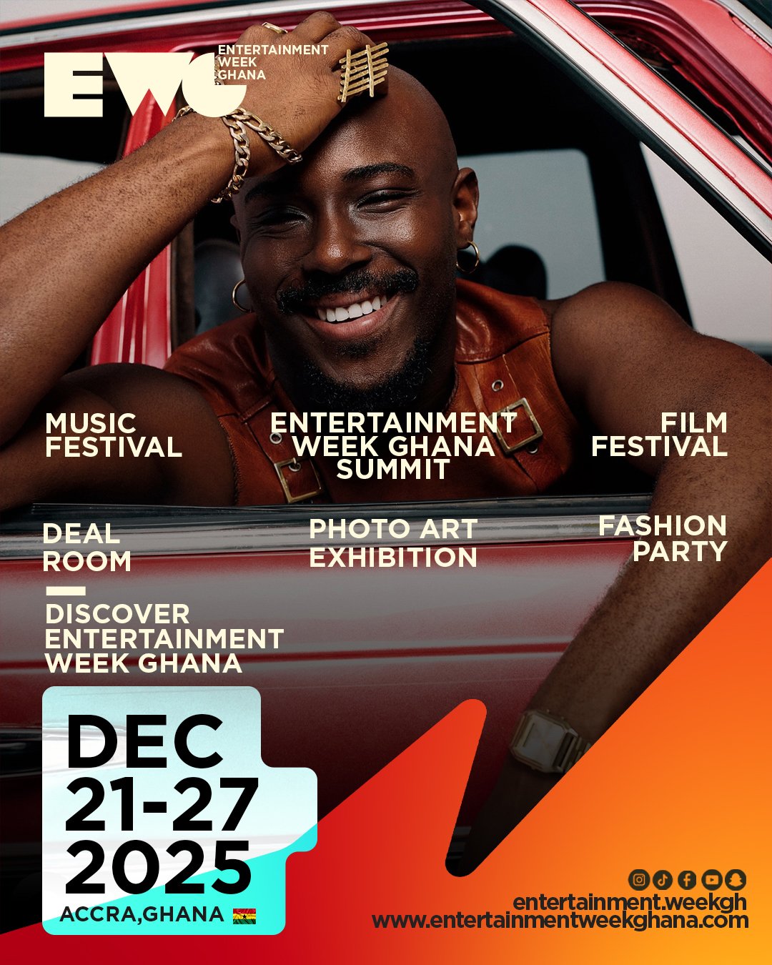 Ghana to Host Inaugural Entertainment Week Ghana This December