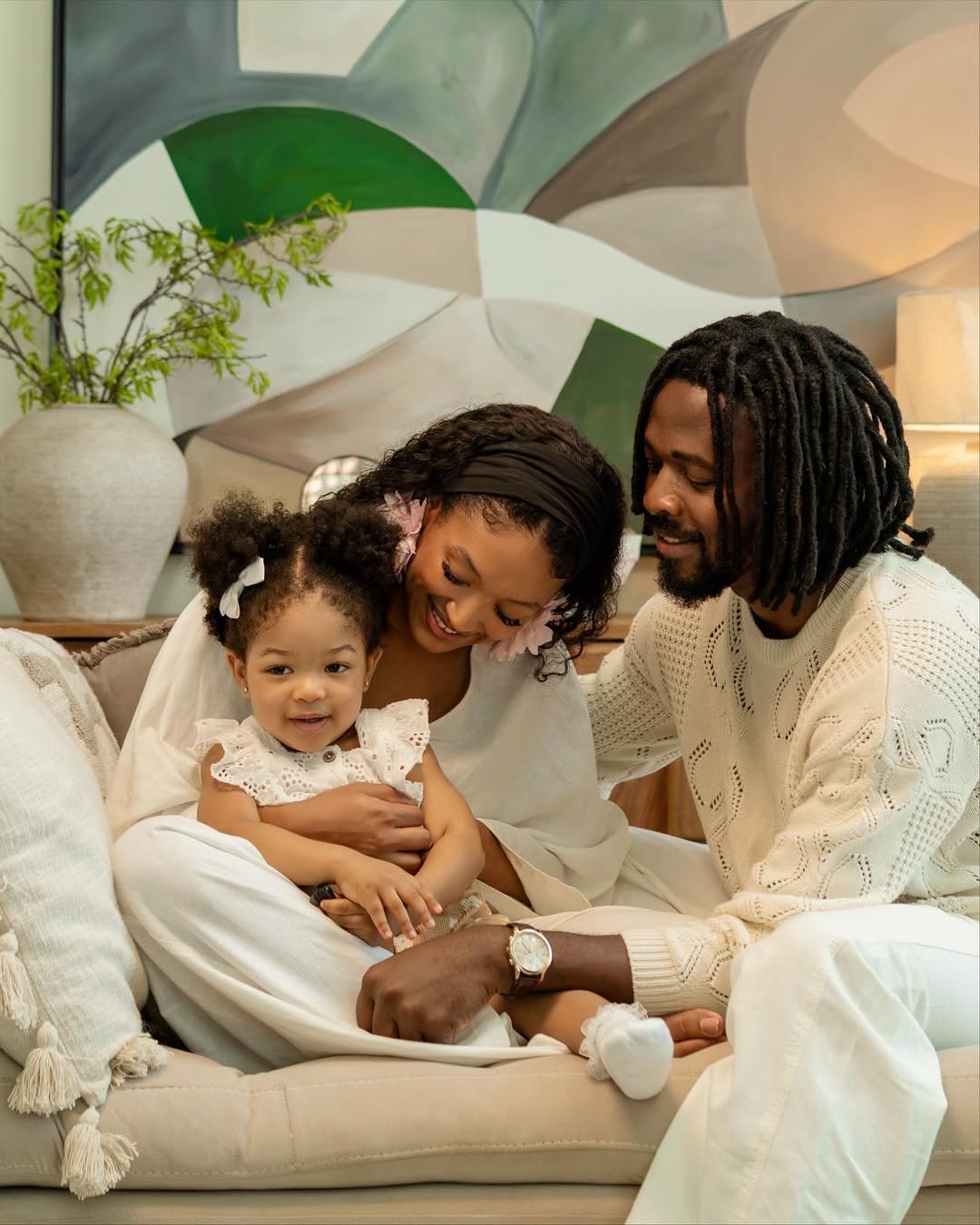 Johnny Drille Marks Daughter Amaris’ 2nd Birthday With New Family Portraits