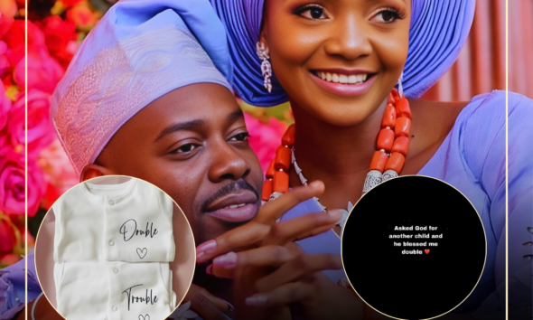 Adekunle Gold Announces the Arrival of His and Simi’s Twins