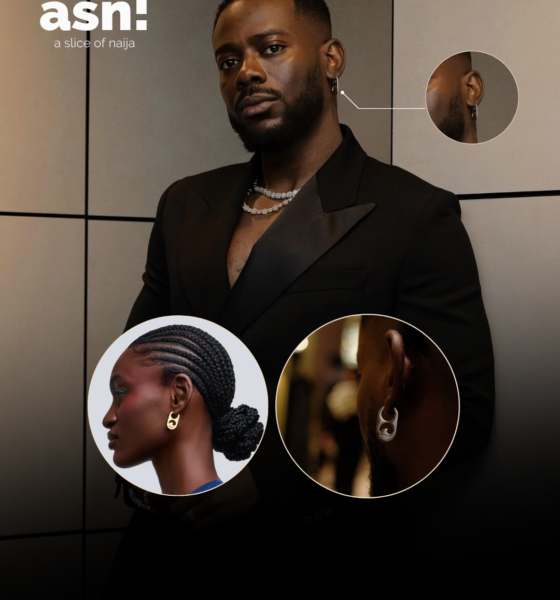Adekunle Gold Unveils New “WAVE” Earrings Inspired by a Sketch He Couldn’t Ignore