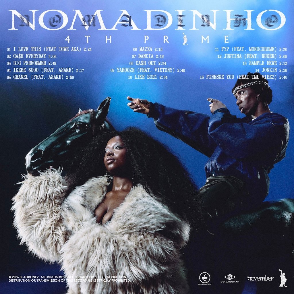 Blaqbonez Recruits Asake, Ruger and Victony for Fifth Album NOMADINHO: 4TH PRIME