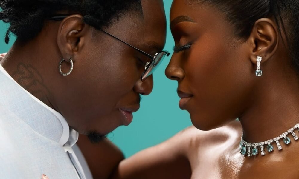 Zlatan Ibile and Davita Release Stunning Pastel Pre-Wedding Photos